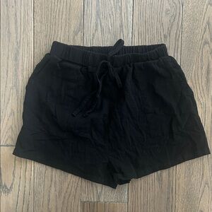 Women's Black Casual Shorts